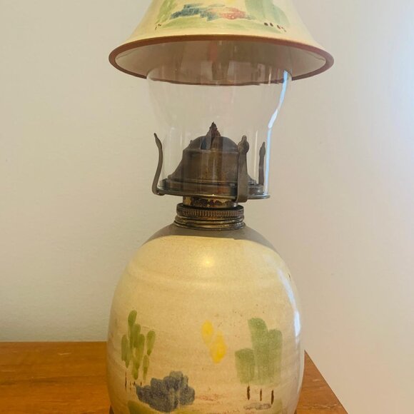 Lampe en ceramique antique - Picture 2 of 3
